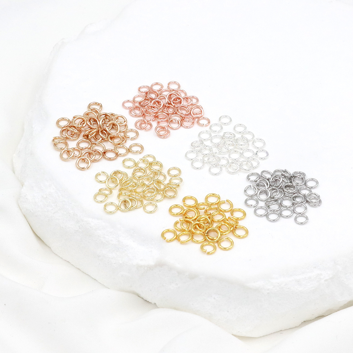 Jewelry Making Closed Jump Rings - Eine Packung offener Biegeringe aus 925er