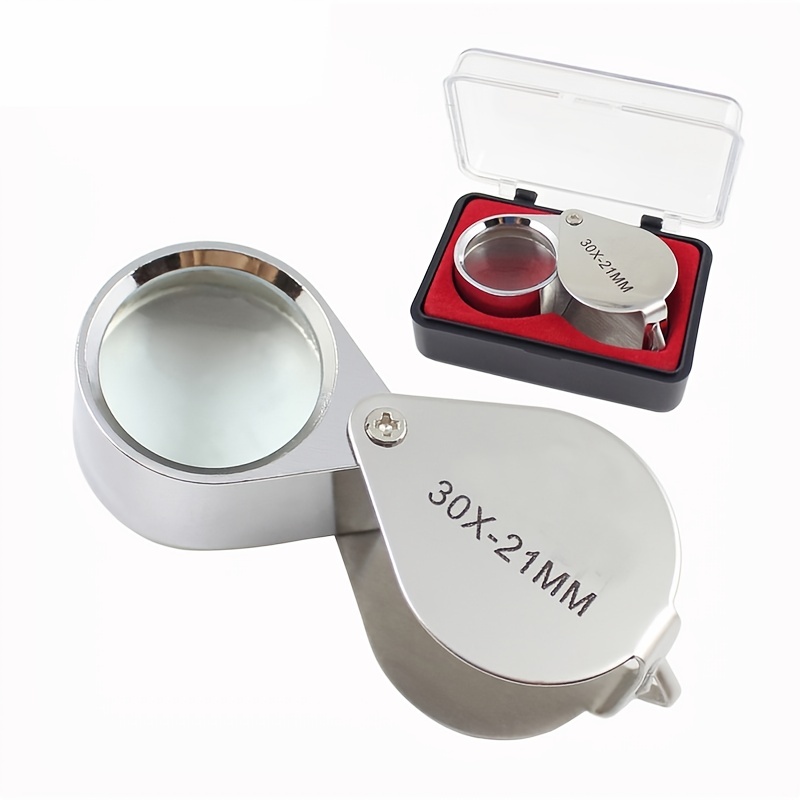 Jewelry Making Glasses - Faltende Schmucklupe, tragbare Lupe, Taschenformat, schöne