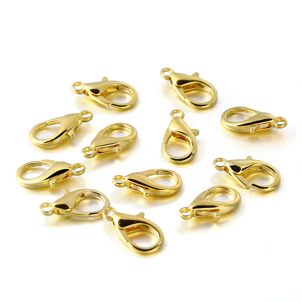 Jewelry Making Articles - 10 Stück Hummerverschlüsse in verschiedenen Größen,