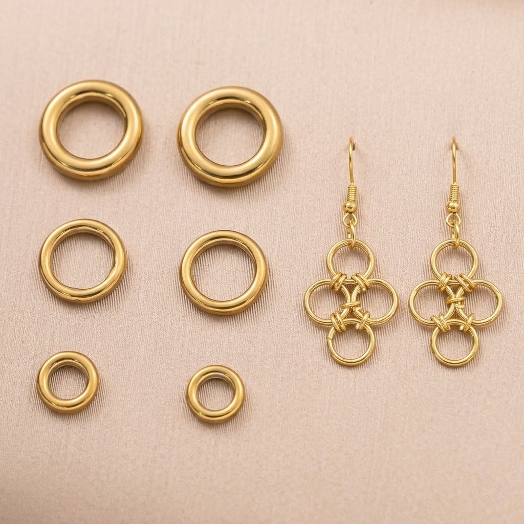 Jewelry Making Closed Jump Rings - 20 Stück Edelstahl Gelötete Runde Geschlossene