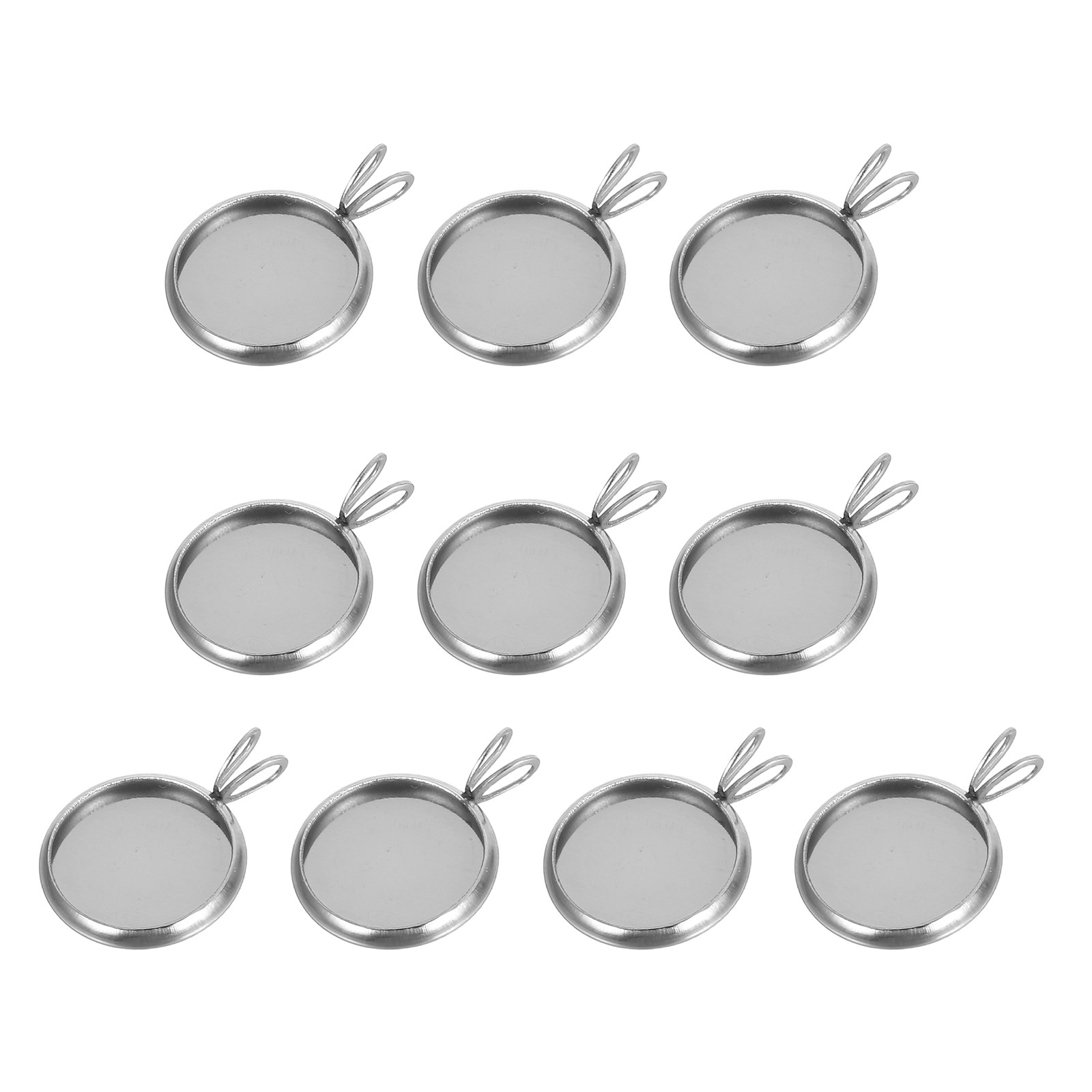 Making Custom Jewelry - 10 Stück 12 mm runde Anhänger-Basen,