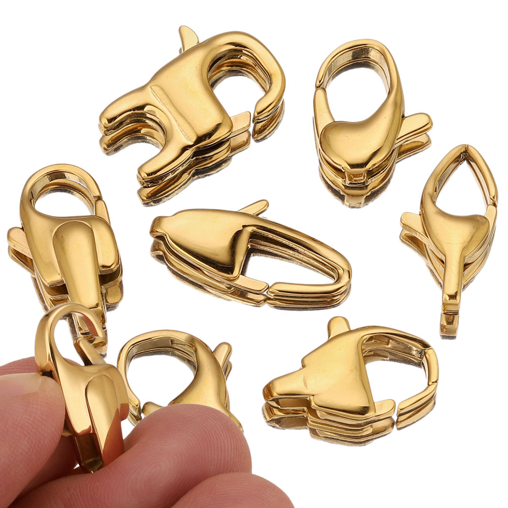 Jewelry Making Articles - 2 Stück Hochwertige 316 Edelstahl-Verschlüsse Herzförmige