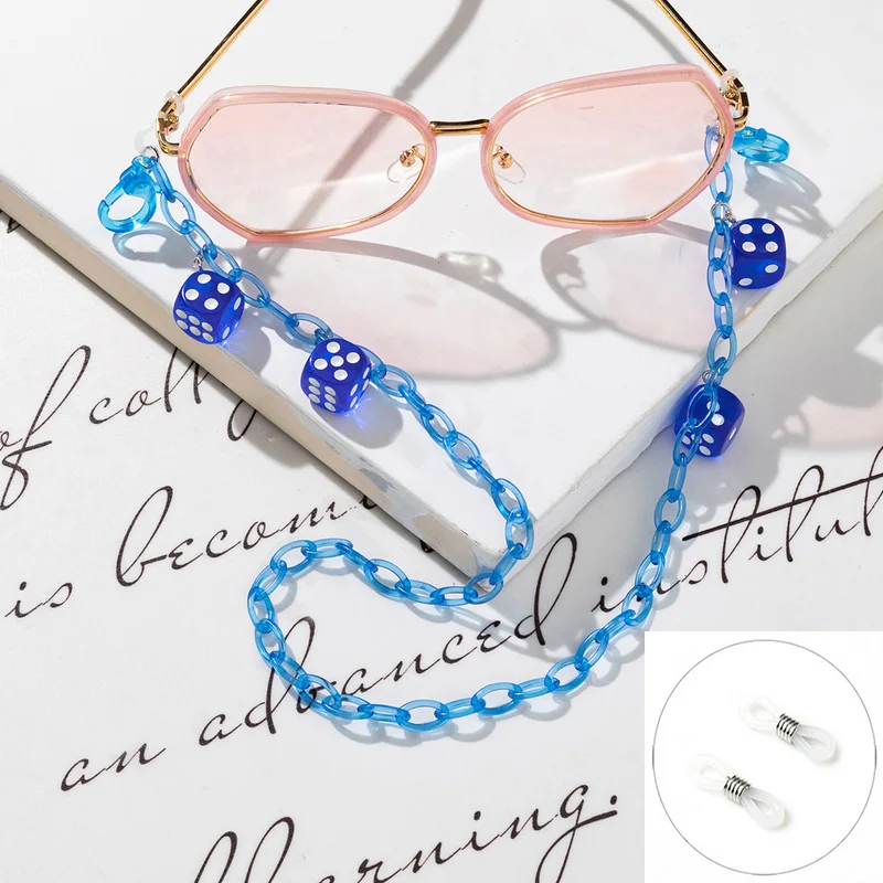 Neue trendige Würfel bunte Acr – Jewelry Making Glasses Bewertung und Preis