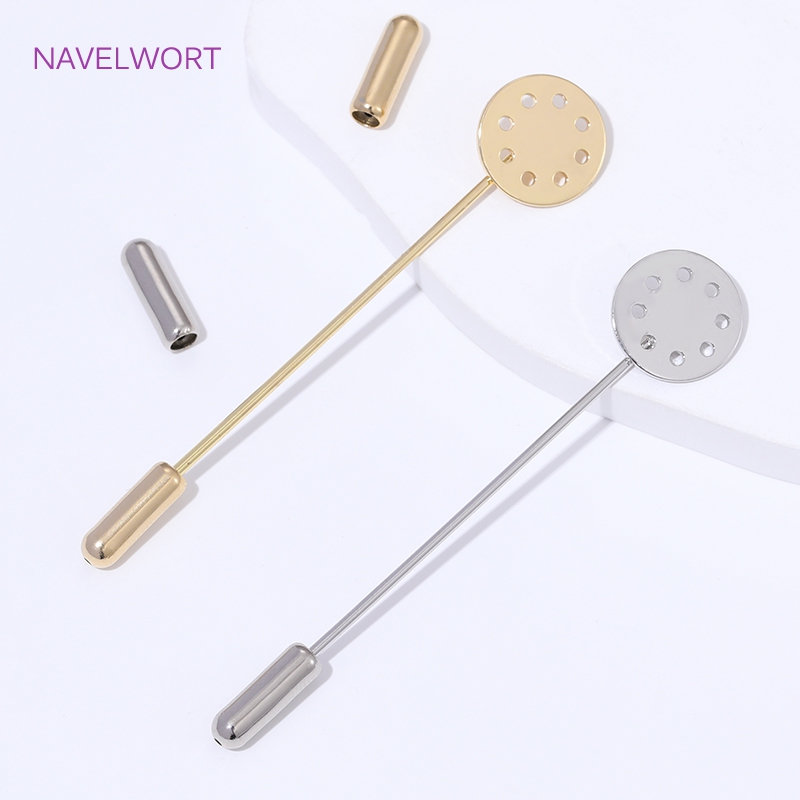 14K vergoldete lange Brosche S – Jewelry Making Tray Bewertung und Preis