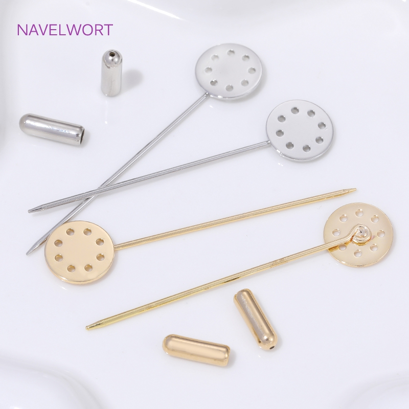 14K vergoldete lange Brosche S – Jewelry Making Tray Bewertung und Preis