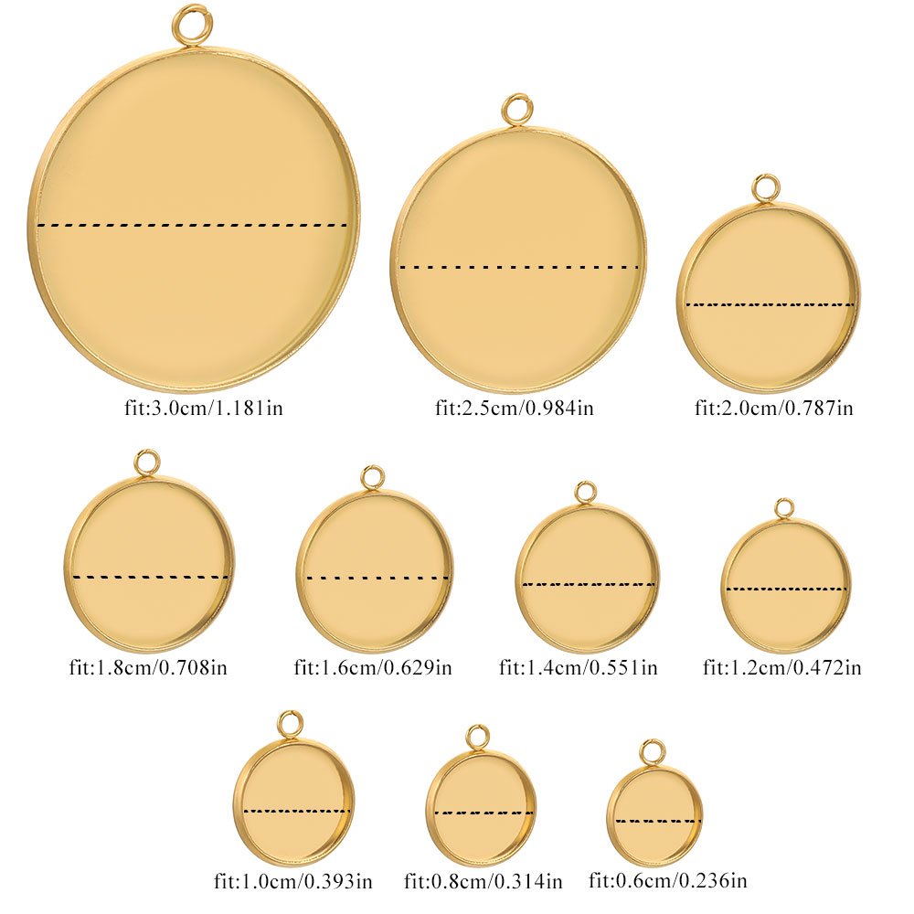 10 Stück goldener Edelstahl mi – Jewelry Making Tray Bewertung und Preis