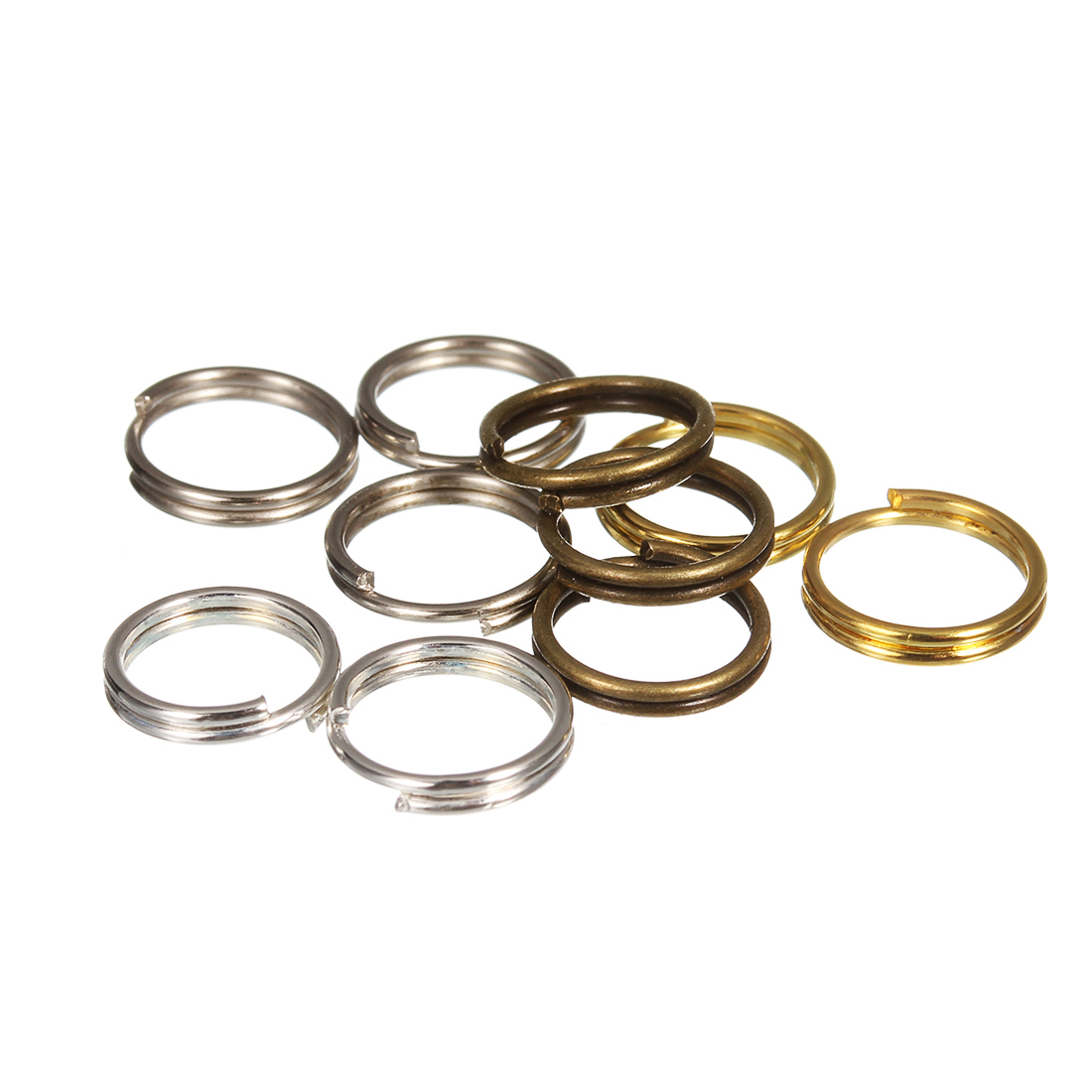 50-200 Stück 4-20mm Metall-Spa – Jewelry Making Closed Jump Rings Bewertung und Preis