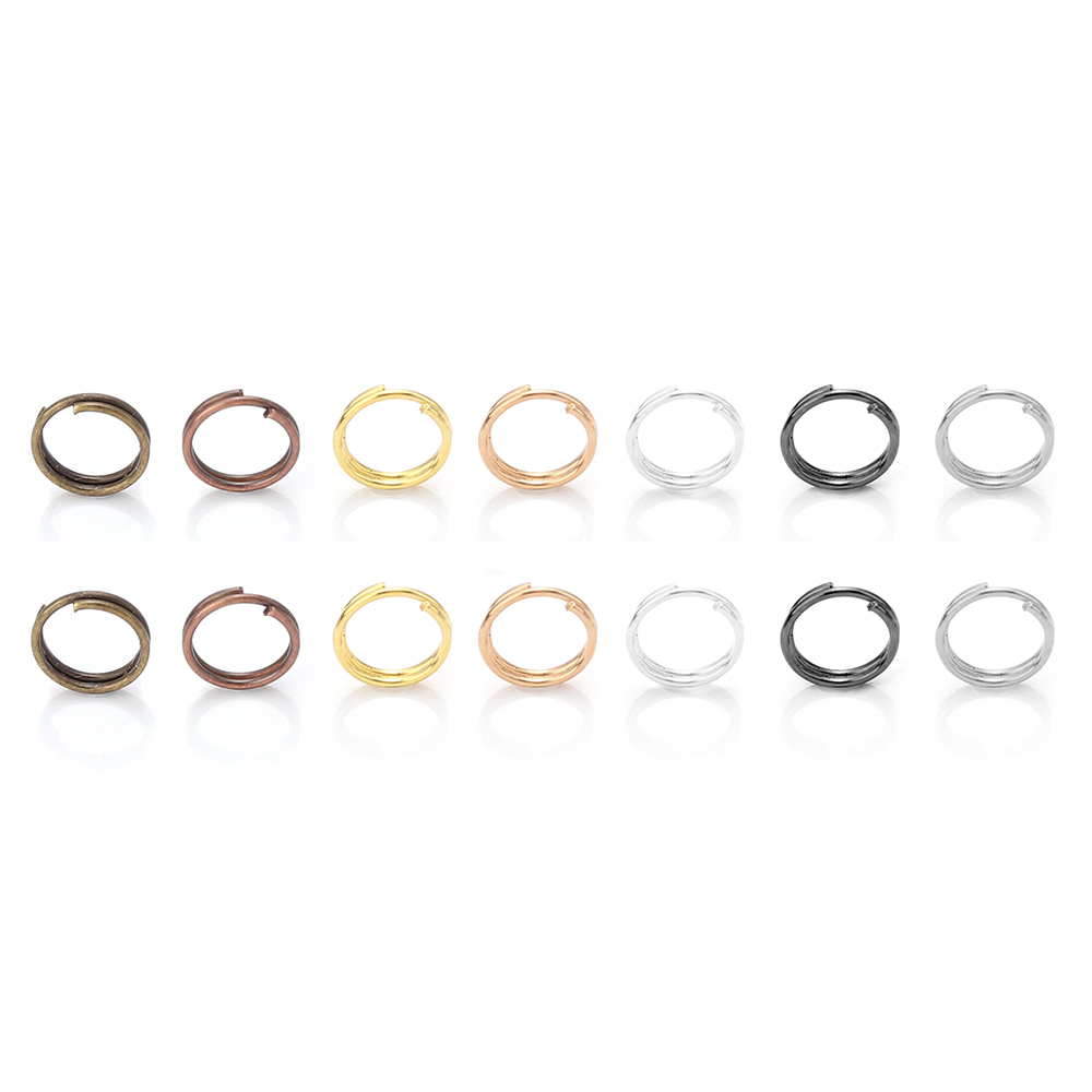 50-200 Stück 4-20mm Metall-Spa – Jewelry Making Closed Jump Rings Bewertung und Preis