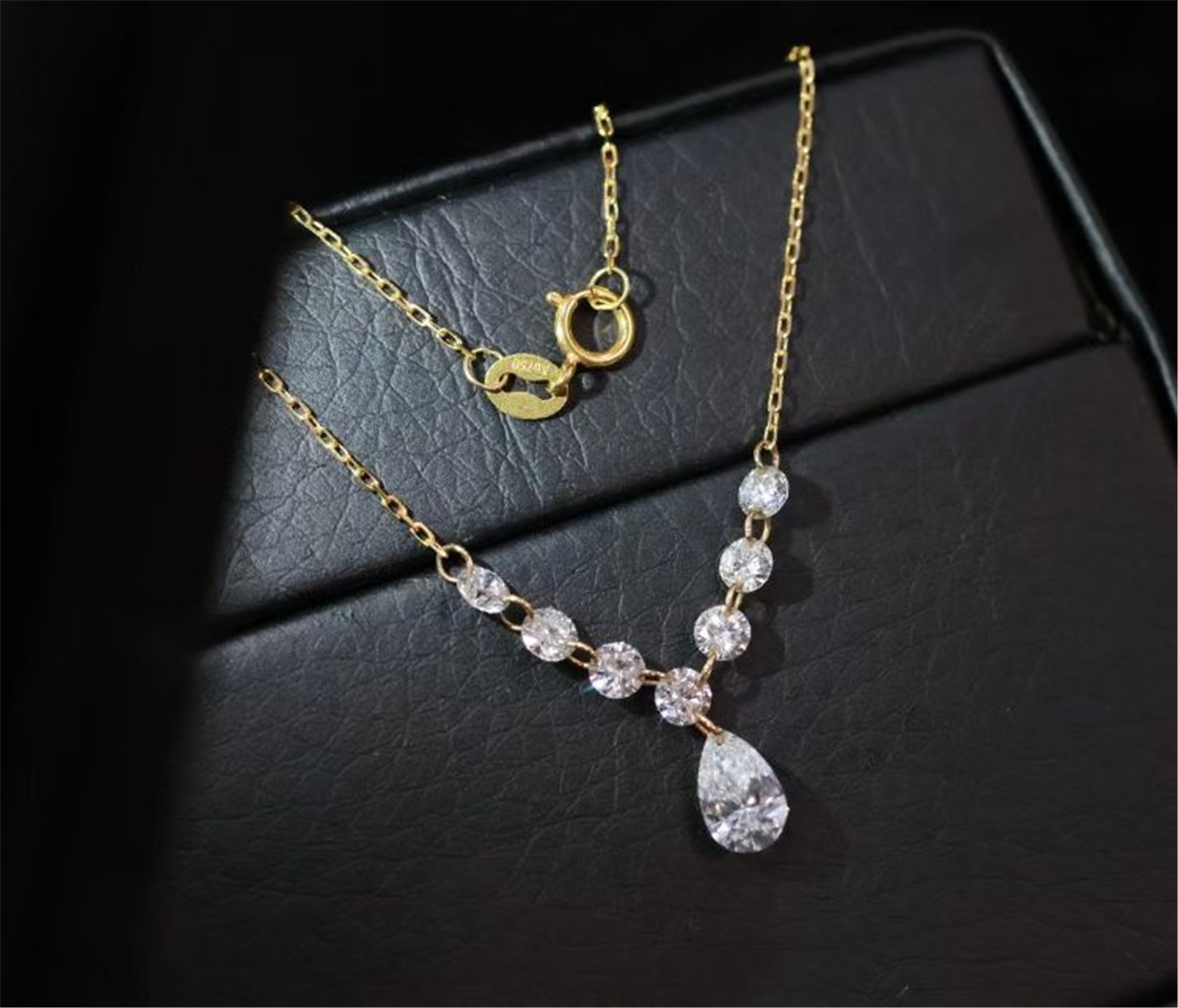 18K Goldkette mit im Labor gez – Making Custom Jewelry Bewertung und Preis