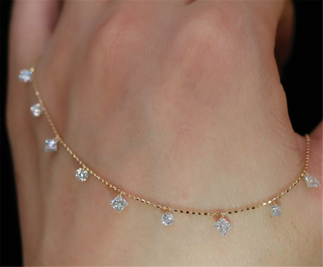 18K Goldkette mit im Labor gez – Making Custom Jewelry Bewertung und Preis
