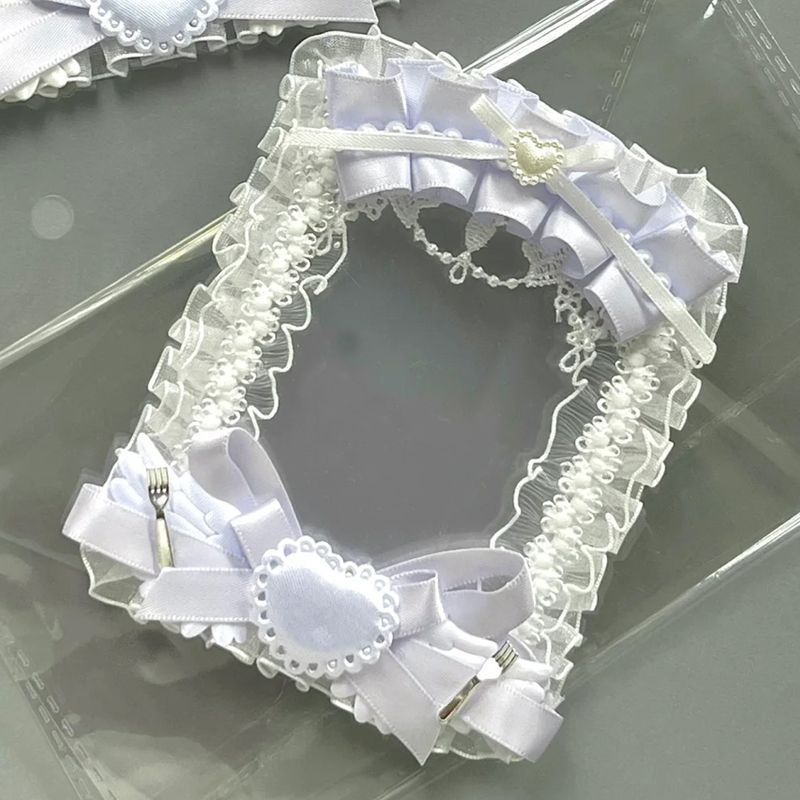 Spitzen-Schleifen-Fotokartenha – Pendant Blank Bezel Bewertung und Preis