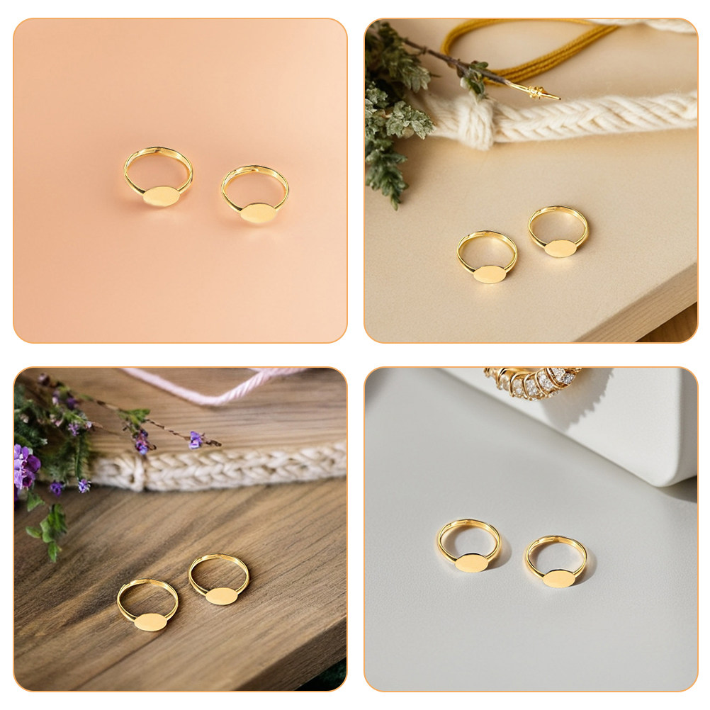 50 Stück verstellbare Ringrohl – Ring Blank Adjustable Bewertung und Preis