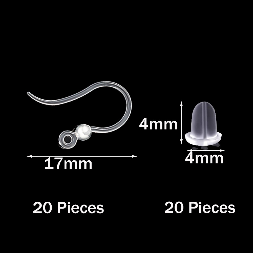20 Stück Kunststoff-Ohrringhak – Jewelry Making With Resin Bewertung und Preis