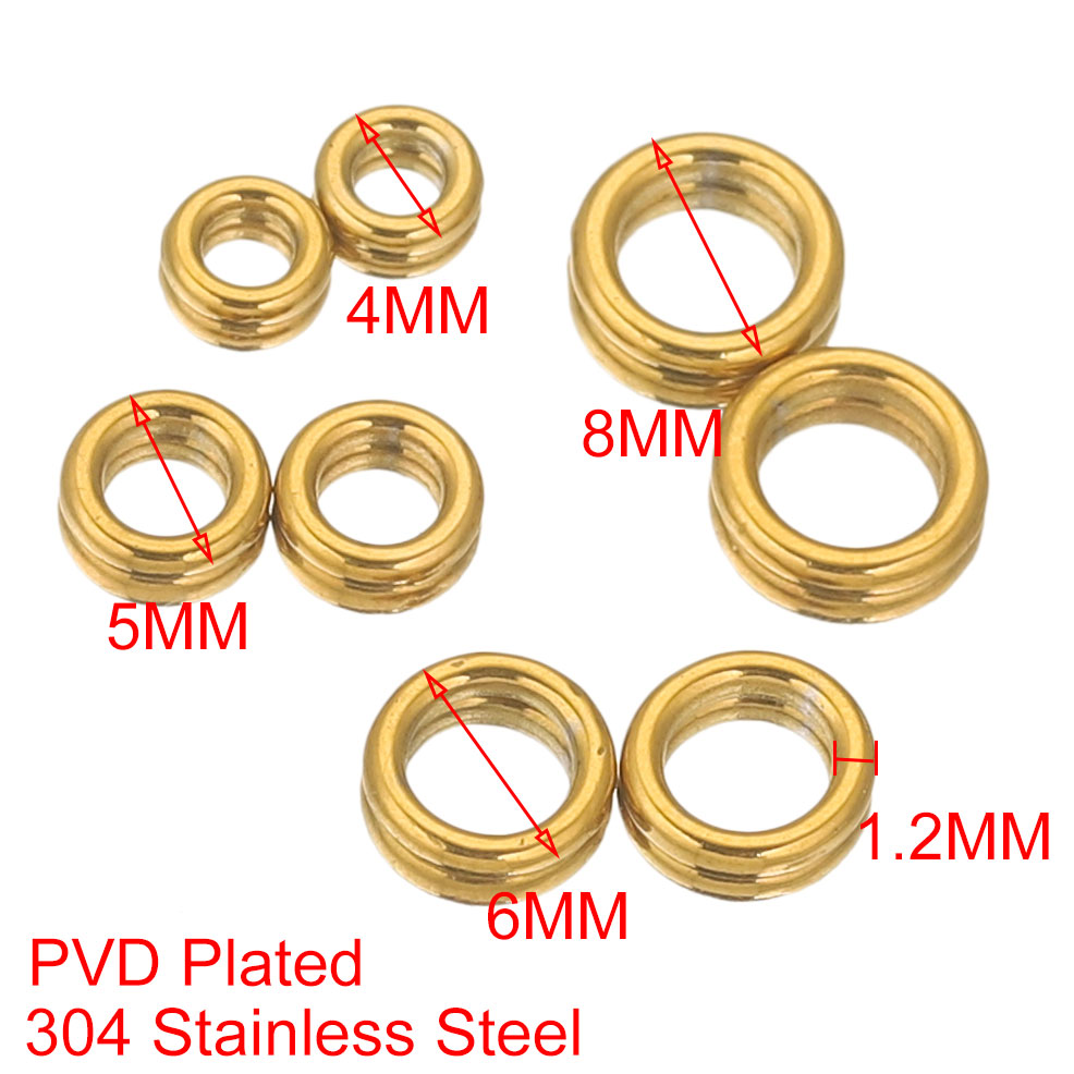 50 Stück geschlossene Biegerin – Jewelry Making Closed Jump Rings Bewertung und Preis