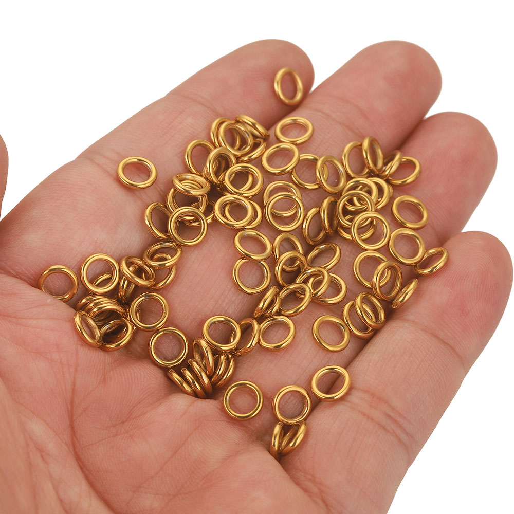 50 Stück geschlossene Biegerin – Jewelry Making Closed Jump Rings Bewertung und Preis
