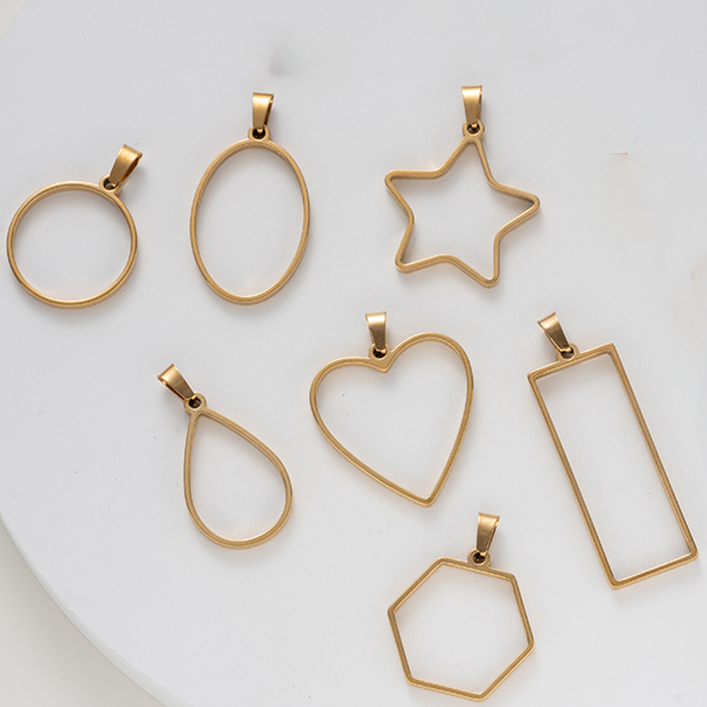 5 Stück Edelstahl-Harzformen m – Pendant Blank Bezel Bewertung und Preis