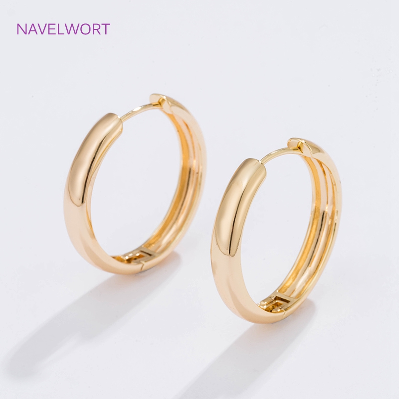 6 Größen vergoldete Kreisohrri – Jewelry Making Articles Bewertung und Preis