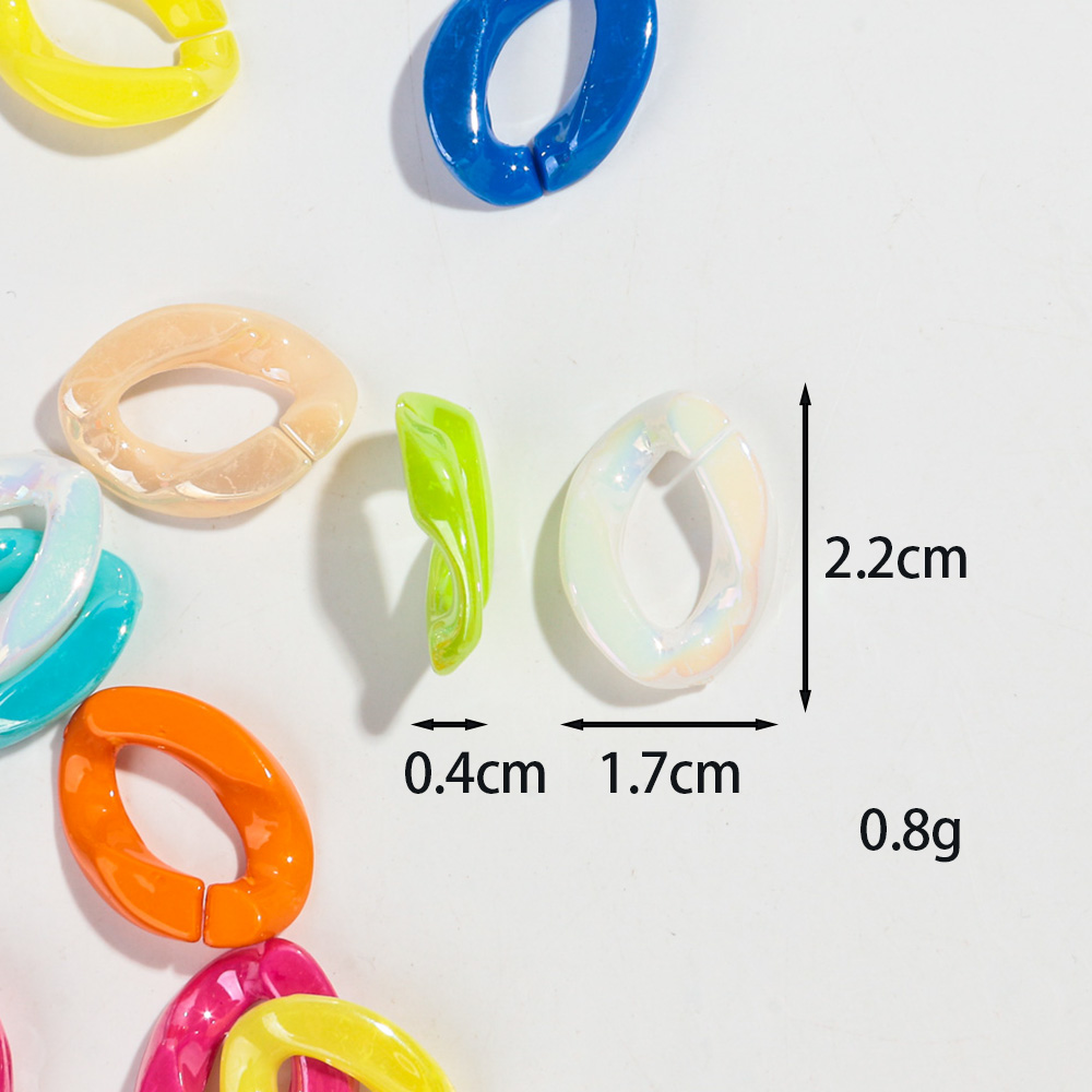 40 stücke schillerndes Acryl 1 – Jewelry Making Glasses Bewertung und Preis
