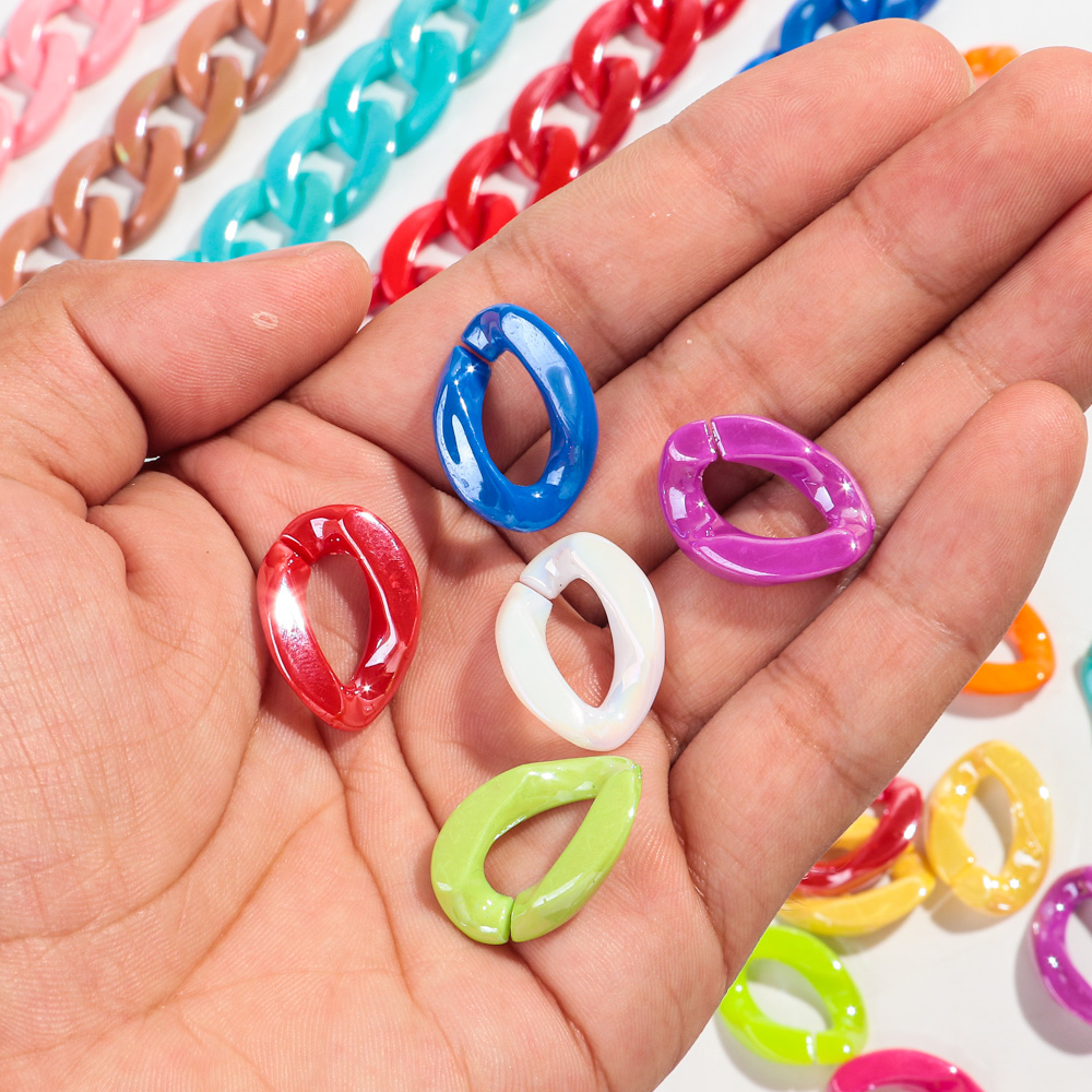 40 stücke schillerndes Acryl 1 – Jewelry Making Glasses Bewertung und Preis