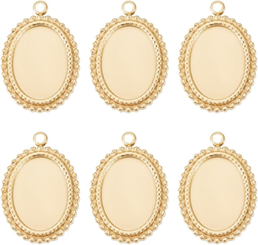 6 Stück Cabochon-Fassungen Cha – Pendant Blank Bezel Bewertung und Preis