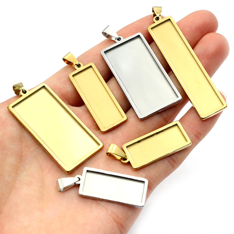 5-10 Stück Edelstahl Rechteck  – Jewelry Making Tray Bewertung und Preis