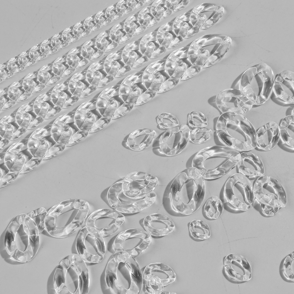 Transparente Acryl Cuban Link  – Jewelry Making Glasses Bewertung und Preis
