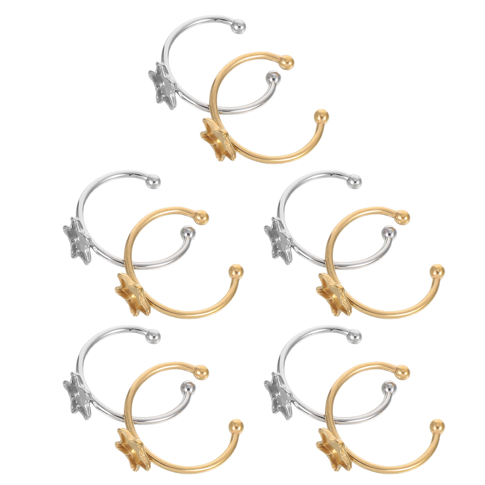 10 Stück Edelstahlringe, Leere – Ring Blank Adjustable Bewertung und Preis