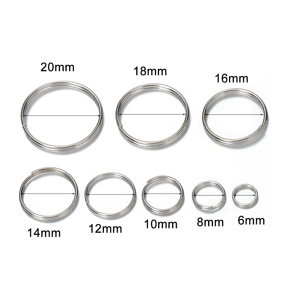 50 Stück 6/8/10/12/14/16/18/20 – Jewelry Making Closed Jump Rings Bewertung und Preis