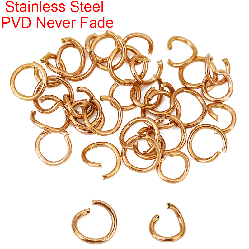 100 Stück roségoldbeschichtete – Jewelry Making Closed Jump Rings Bewertung und Preis
