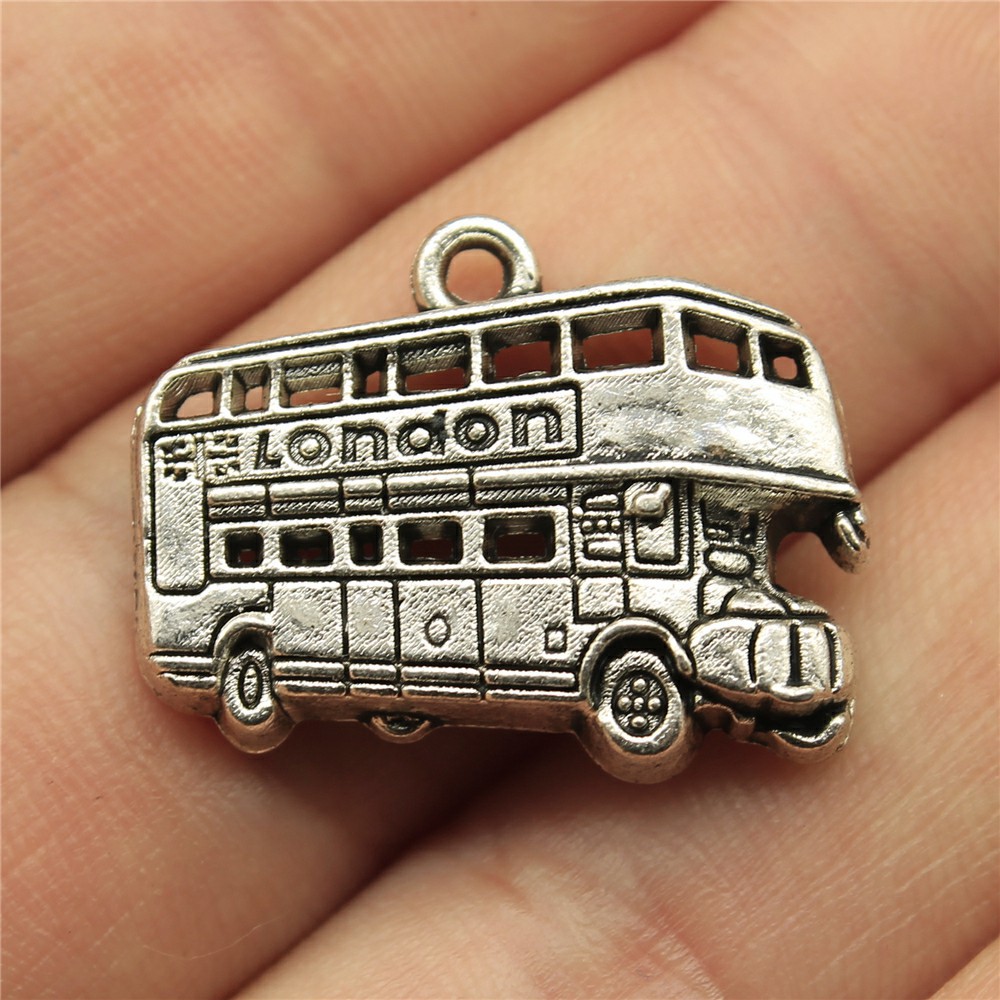 IFOCUS 10 Stück/Lot London Bus – Jewelry Making London Bewertung und Preis