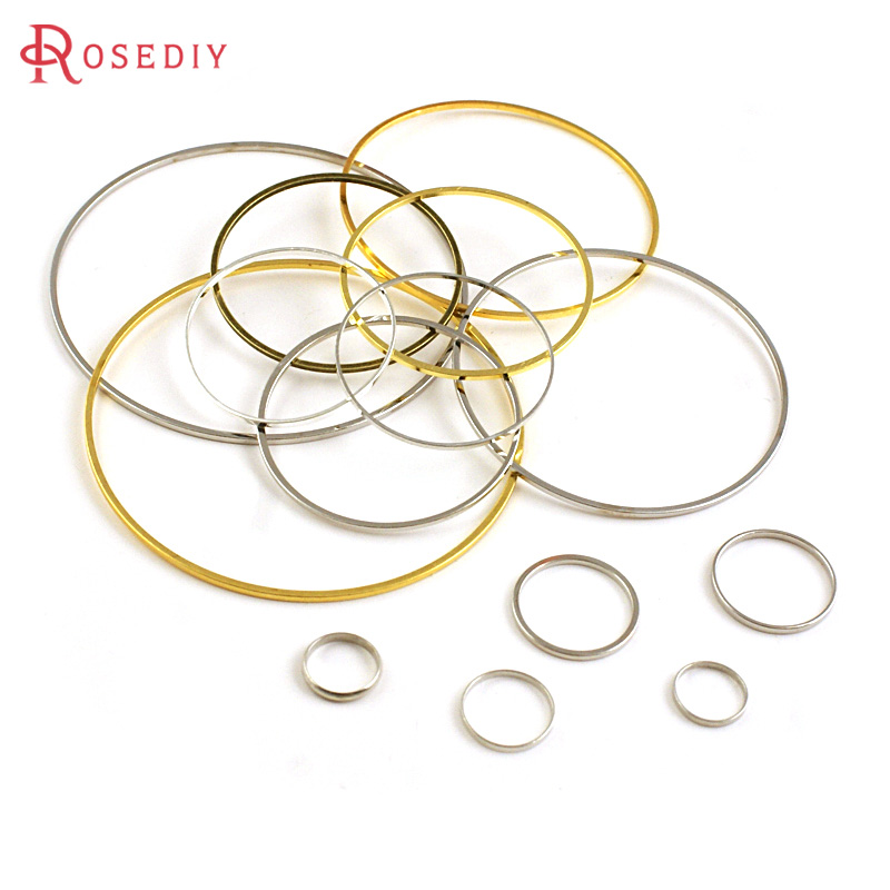 Durchmesser 8mm bis 80mm runde – Jewelry Making Closed Jump Rings Bewertung und Preis